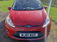 Used Ford Fiesta Titanium 94 HP (69 kW) 2011 Red Hatchback
