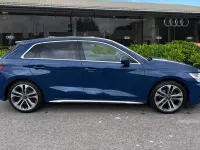 Used Audi A3 S-Line 150 HP (110 kW) 2024 Blue Hatchback