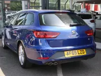 Used Seat Leon FR 147 HP (108 kW) 2019 Blue Estate