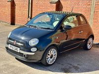 Usado Fiat 500 Lounge 69 HP (50 kW) 2015 Preto Citadino