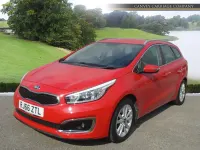 Used Kia Ceed Sportswagon 136 HP (100 kW) 2017 Red Estate