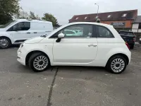 Used Fiat 500 Lounge 85 HP (62 kW) 2019 White Hatchback