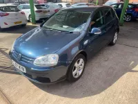 Used VW Golf V Match 105 HP (77 kW) 2007 Blue Hatchback