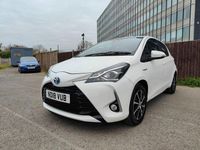 Used Toyota Yaris Hybrid 2018 White Hatchback