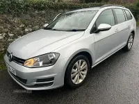 Used VW Golf VII SE 110 HP (80 kW) 2015 Silver Estate