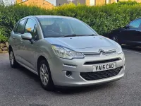 Used Citroën C3 PureTech 82 HP (60 kW) 2015 Silver Hatchback