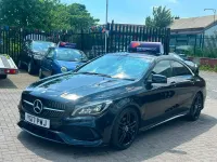 Used Mercedes CLA200 AMG line 136 HP (100 kW) 2017 Black Sedan