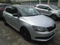 Used Skoda Fabia SE 90 HP (66 kW) 2017 Silver Hatchback