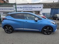 Used Nissan Micra N-Connecta 90 HP (66 kW) 2018 Blue Hatchback