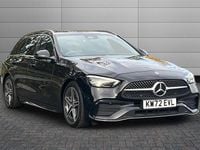 Used Mercedes C300 AMG line 265 HP (194 kW) 2023 Obsidian black Estate