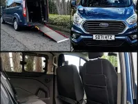 Used Ford Tourneo Custom Titanium 130 HP (95 kW) 2021 Blue Van