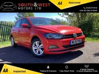 Used VW Polo SE 80 HP (58 kW) 2019 Red Hatchback