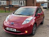 Used Nissan Leaf Tekna 80 kW (109 HP) 2015 Red Hatchback