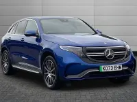 Used Mercedes EQC400 AMG line 300 kW (408 HP) 2023 Spectral blue SUV