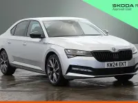 Used Skoda Superb SportlinePlus 150 HP (110 kW) 2024 Silver Hatchback