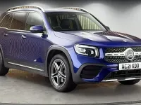 Used Mercedes GLB200 AMG line 163 HP (119 kW) 2021 Galaxy blue SUV