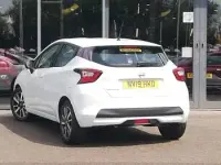 Used Nissan Micra Acenta 90 HP (66 kW) 2019 White Hatchback