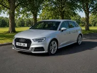Used Audi A3 Sportback S-Line 150 HP (110 kW) 2018 Silver Hatchback
