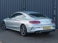 Used Mercedes C220 AMG Line Premium 194 HP (142 kW) 2019 Silver Coupe
