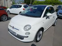 Second-hand Fiat 500 Lounge 69 CP (50 kW) 2009 Alb Cabrio