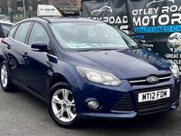 Used Ford Focus Zetec 2012 Blue Hatchback