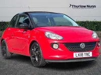 Used Vauxhall Adam S 70 HP (51 kW) 2018 Red Hatchback