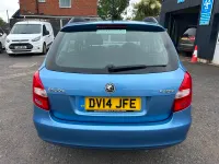 Used Skoda Fabia SE 2014 Blue Estate
