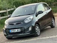 Used Kia Picanto 68 HP (50 kW) 2014 Black Hatchback