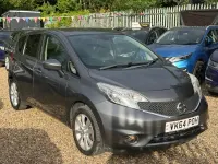 Used Nissan Note S 98 HP (72 kW) 2014 Grey Hatchback