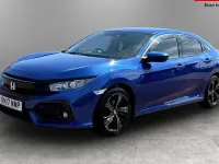 Used Honda Civic SR 129 HP (94 kW) 2017 Blue Hatchback
