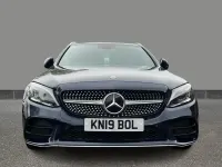 Usado Mercedes C200 AMG Line Premium Plus 184 HP (135 kW) 2019 Azul Carrinha