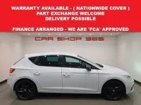 Used Seat Leon Black Edition 150 HP (110 kW) 2020 White Hatchback