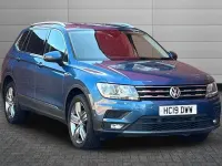 Used VW Tiguan Allspace Match 150 HP (110 kW) 2019 Blue silk SUV