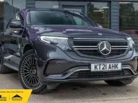 Used Mercedes EQC400 AMG line 300 kW (408 HP) 2021 Grey SUV