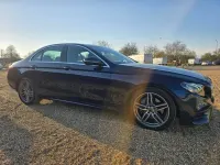 Used Mercedes E220 AMG line 194 HP (142 kW) 2017 Blue Sedan