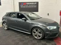 Used Audi A3 Sportback S-Line 184 HP (135 kW) 2016 Grey Hatchback