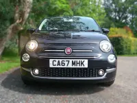 Used Fiat 500 Lounge 69 HP (50 kW) 2017 Black Hatchback