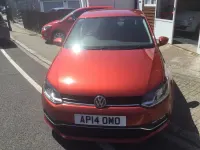 Used VW Polo SE 60 HP (44 kW) 2014 Red Hatchback