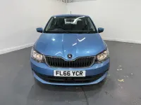 Used Skoda Fabia SE 90 HP (66 kW) 2016 Blue Hatchback
