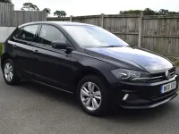 Used VW Polo SE 65 HP (47 kW) 2018 Black Hatchback