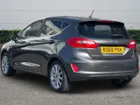 Usado Ford Fiesta Titanium 2018 Cinzento Citadino