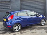 Used Ford Fiesta Zetec 100 HP (73 kW) 2016 Blue Hatchback