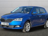 Used Skoda Fabia SE L 95 HP (69 kW) 2020 Blue Hatchback