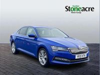 Used Skoda Superb SE L 218 HP (160 kW) 2021 Blue Hatchback