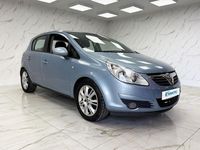 Used Vauxhall Corsa Design Edition 89 HP (65 kW) 2009 Blue Hatchback
