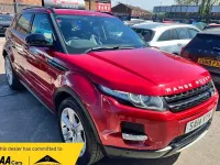 Begagnad Land Rover Range Rover evoque Dynamic 2014 Röd SUV