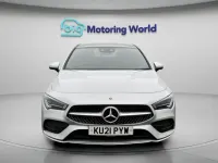 Used Mercedes CLA200 AMG line 163 HP (119 kW) 2021 Silver Coupe