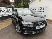 Used Audi A1 S-Line 122 HP (89 kW) 2014 Black Hatchback