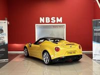 Used Alfa Romeo 4C 2016 Yellow Cabriolet