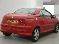 Used Peugeot 206 S 2004 Red Cabriolet